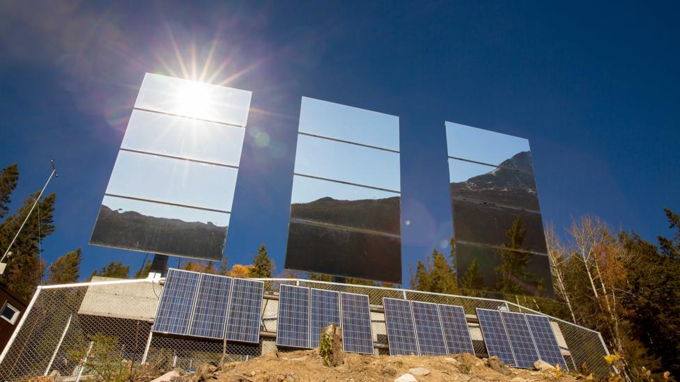 Using Solar Mirror To Produce Power